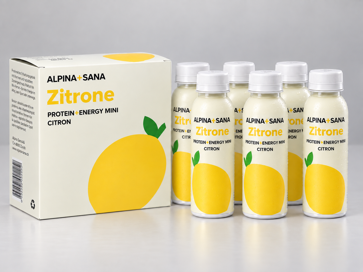 PROTEIN+ENERGY MINI Zitrone, 6er-Box