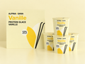 Protein Eiscreme Vanille, 4er-Box