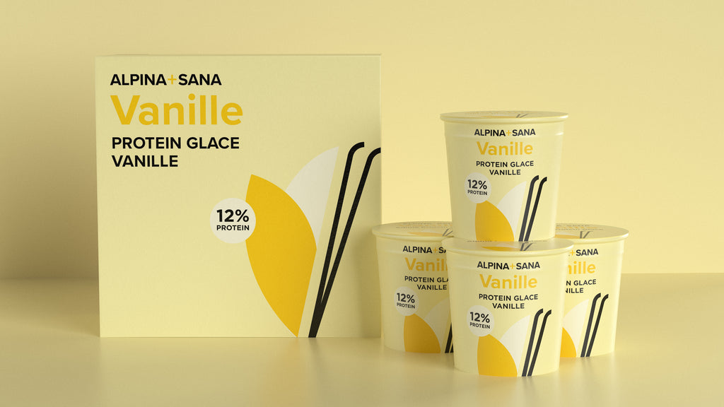 Protein Eiscreme Vanille, 4er-Box